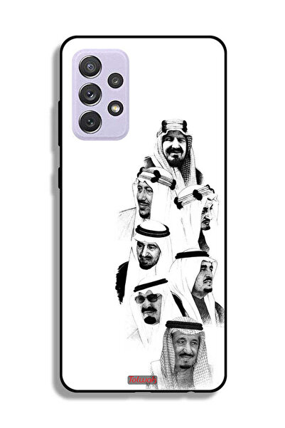 Tolwak Samsung Galaxy A72 5G Protective Case Cover Saudi Kings Art B_W