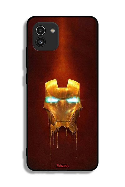 Tolwak غطاء حماية لهاتف سامسونج جالاكسي A03 من Iron Man Marvel Comics