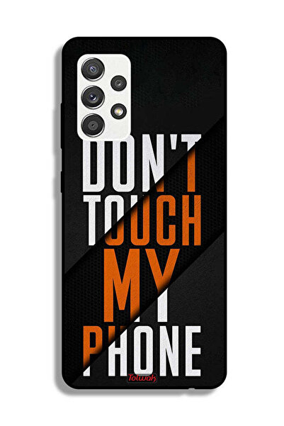 Tolwak Samsung Galaxy M32 5G Protective Case Cover Do Not Touch My Phone