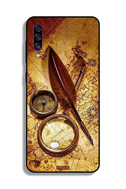 Tolwak غطاء حماية لهاتف سامسونج جالاكسي A50 بتصميم بوصلة عتيقة