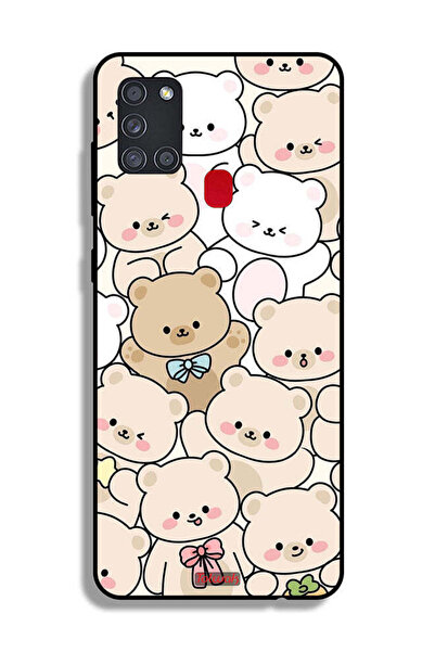 Tolwak غطاء حماية لهاتف سامسونج جالكسي A21s بنقشة دببة