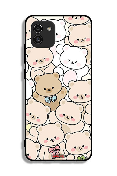 Tolwak غطاء حماية لهاتف سامسونج جالكسي A03 بنقشة الدببة
