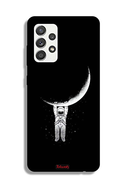 Tolwak Samsung Galaxy M32 5G Protective Case Cover Hanging From Moon
