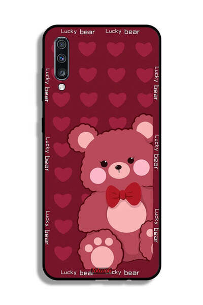 Tolwak غطاء حماية من سامسونج جالكسي A70 بتصميم الدب المحظوظ
