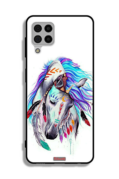 Tolwak Samsung Galaxy A22 4G Protective Case Cover Horse