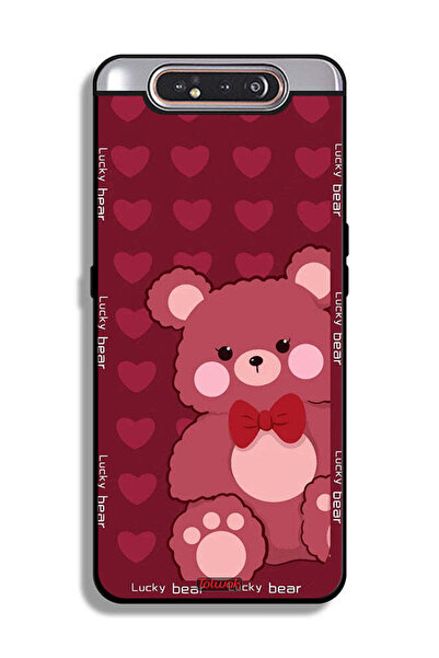 Tolwak غطاء حماية بتصميم الدب المحظوظ من سامسونج جالكسي A80
