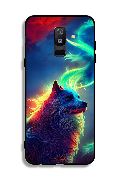 Tolwak غطاء حماية لهاتف سامسونج جالاكسي A6 بلس (2018) - ذئب