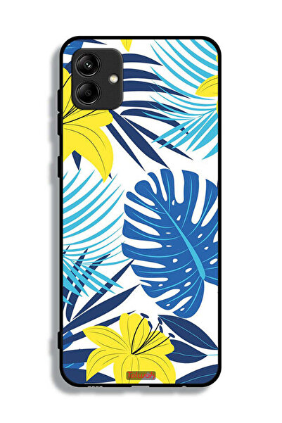 Tolwak غطاء حماية لهاتف سامسونج جالاكسي A04e برسومات ريش وزهور