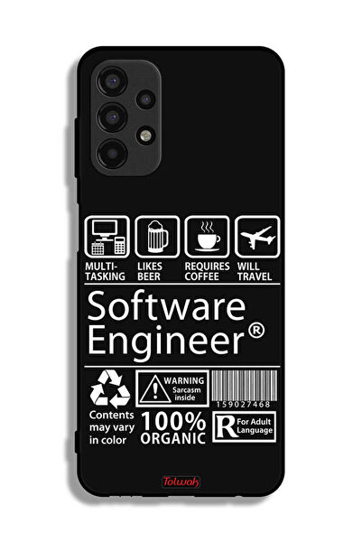 Tolwak غطاء حماية لهاتف Samsung Galaxy A13 4G، ملصق مهندس برمجيات