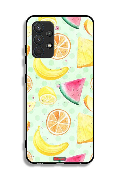 Tolwak غطاء حماية لهاتف سامسونج جالاكسي A32 4G برسومات فنية بألوان مائية وفواكه