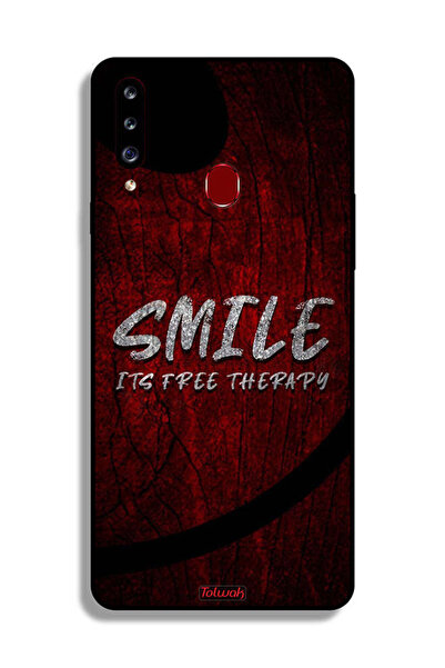 Tolwak Samsung Galaxy A20s Protective Case Cover Smile Its Free Therapy