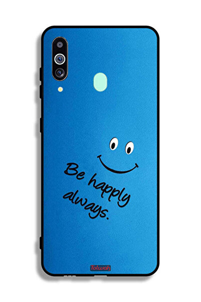 Tolwak غطاء حماية لهاتف سامسونج جالكسي M40 كن سعيدًا دائمًا