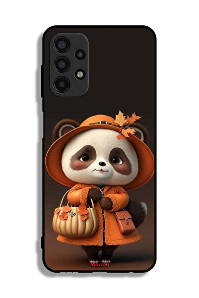 Tolwak Samsung Galaxy A13 4G Protective Case Cover Cute Panda Lady Style