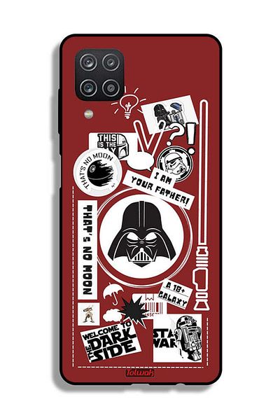 Tolwak غطاء حماية لهاتف Samsung Galaxy M12 ملصق Welcome To The Dark Side