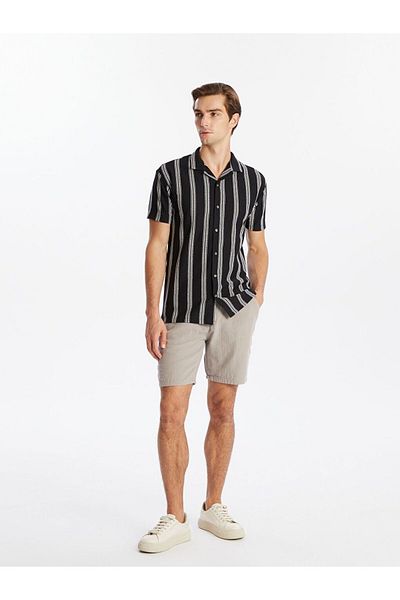 LC Waikiki Ανδρικό σορτς Indigo Slim Fit