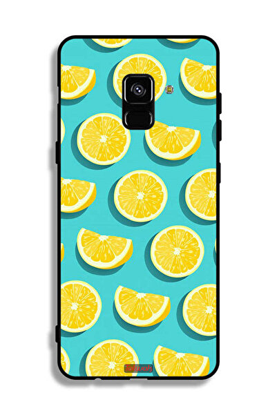 Tolwak غطاء حماية لهاتف سامسونج جالاكسي A8 بلس (2018) بنمط برتقالي