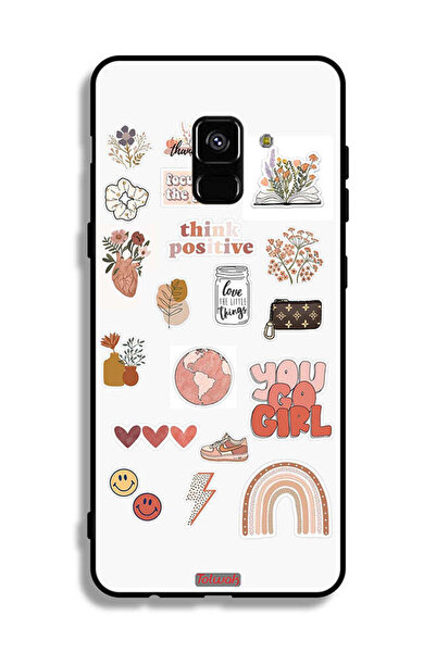 Tolwak غطاء حماية لهاتف Samsung Galaxy A8 Plus (2018) بتصميم You Go Girl