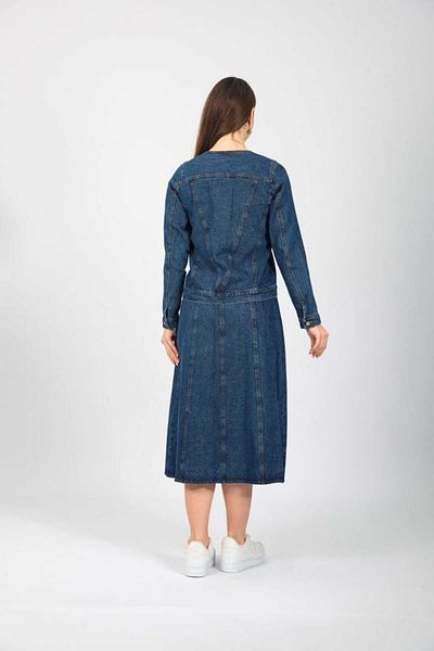 allwear Denim Jacket - Skirt Suit, 100% Cotton Denim Fabric