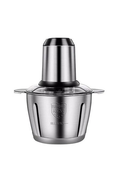 stuffix Tocător Electric Universal, Bol Din Oțel Inoxidabil De 3 Litri, Putere 300w, 4 Lame, Legume Și Carne