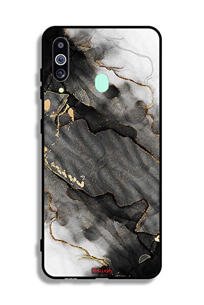 Tolwak غطاء حماية لهاتف سامسونج جالاكسي M40 - رخامي لامع