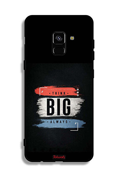 Tolwak غطاء حماية لهاتف Samsung Galaxy A8 Plus (2018) - فكر دائمًا بشكل كبير