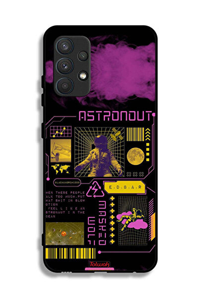 Tolwak Samsung Galaxy A32 4G Protective Case Cover Astronaut Sticker