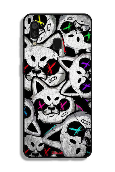 Tolwak غطاء حماية لهاتف سامسونج جالكسي A20 - قطط مارشميلو