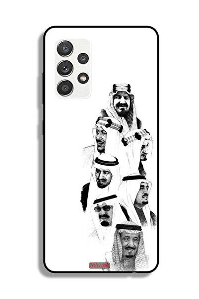 Tolwak Samsung Galaxy M32 5G Protective Case Cover Saudi Kings Art B_W