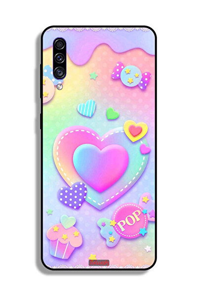 Tolwak غطاء حماية لهاتف Samsung Galaxy A50s برسومات قلوب البوب