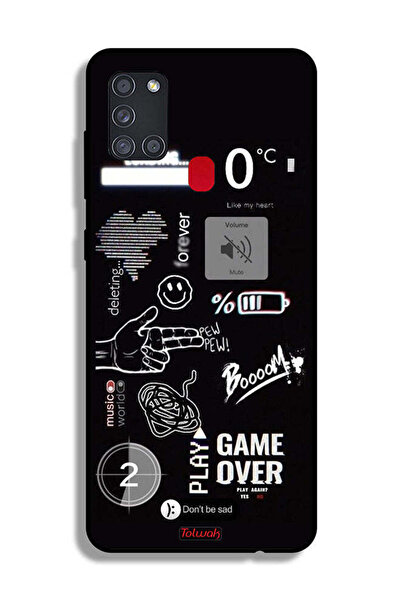 Tolwak غطاء حماية لهاتف Samsung Galaxy A21s - لعبة انتهت - بيو بيو