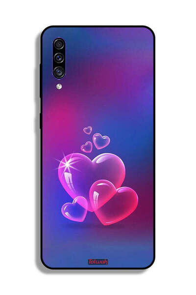 Tolwak غطاء حماية لهاتف سامسونج جالكسي A50 بنقشة قلوب الماء