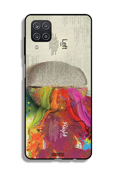 Tolwak غطاء حماية لهاتف Samsung Galaxy M12 بتصميم تجريدي لعلم الدماغ
