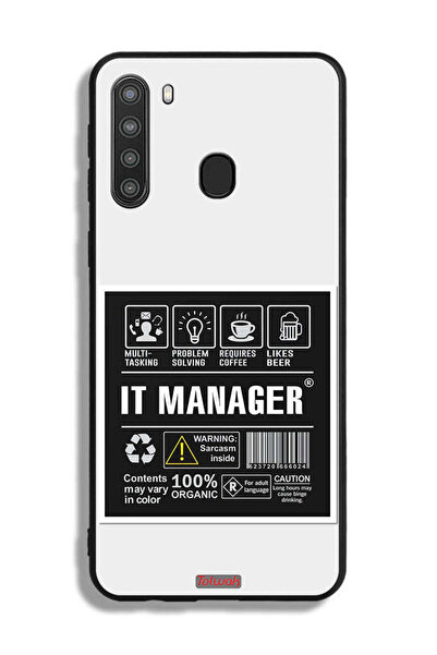 Tolwak Samsung Galaxy A21 Protective Case Cover It Manager Sticker