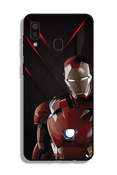 Tolwak غطاء حماية لهاتف سامسونج جالكسي A20 بتصميم الرجل الحديدي