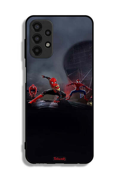 Tolwak Samsung Galaxy A13 4G Protective Case Cover Three Spiders