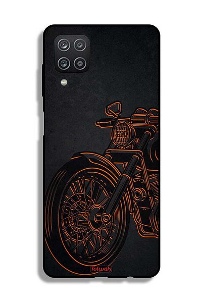 Tolwak غطاء حماية لهاتف Samsung Galaxy M12 بتصميم دراجة عتيقة