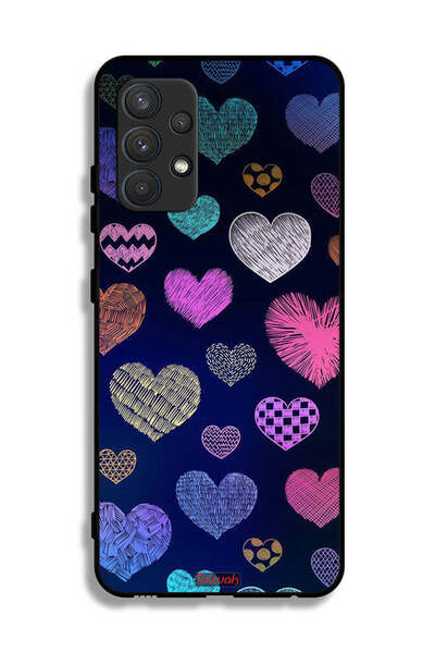 Tolwak غطاء حماية لهاتف سامسونج جالاكسي A32 4G بنقشة قلوب داجا