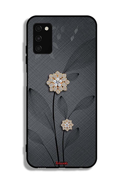 Tolwak Samsung Galaxy A03s Protective Case Cover Diamond Flowers Art