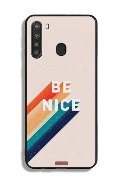 Tolwak Samsung Galaxy A21 Protective Case Cover Be Nice