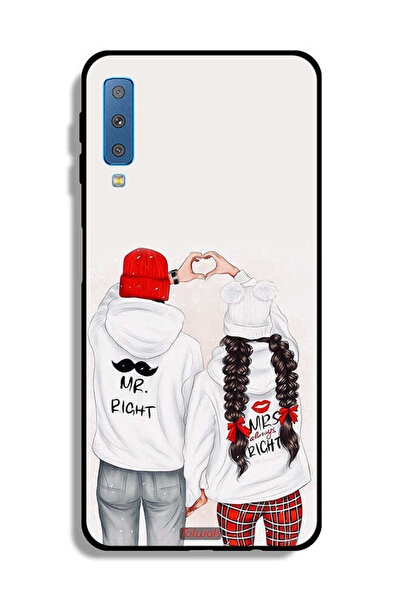 Tolwak غطاء حماية لهاتف Samsung Galaxy A7 (2018) - يمين ويمين دائمًا