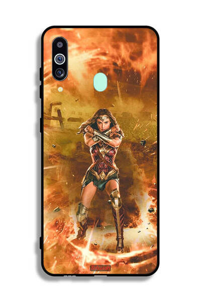 Tolwak غطاء حماية لهاتف Samsung Galaxy A60 بتصميم Wonder Women