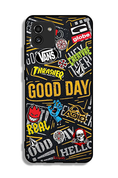 Tolwak Samsung Galaxy A03 Protective Case Cover Good Day