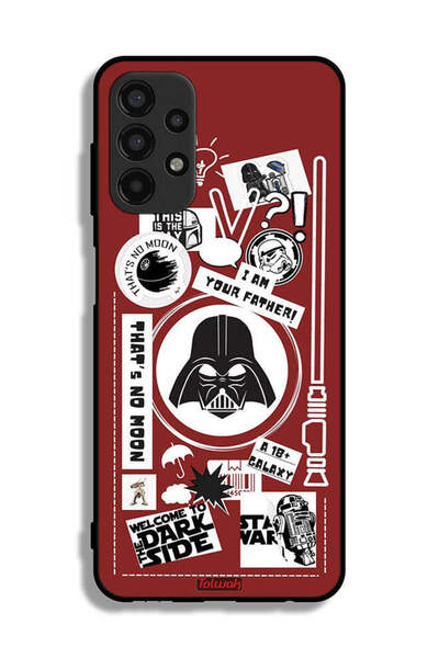 Tolwak غطاء حماية لهاتف سامسونج جالاكسي A13 4G ملصق "مرحبًا بكم في الجانب الم...