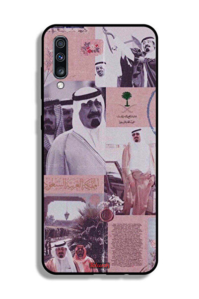 Tolwak غطاء حماية لهاتف سامسونج جالكسي A70، ملصق الملك عبد الله العتيق