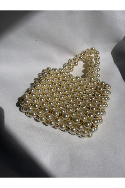 CLA Pearl beaded bag