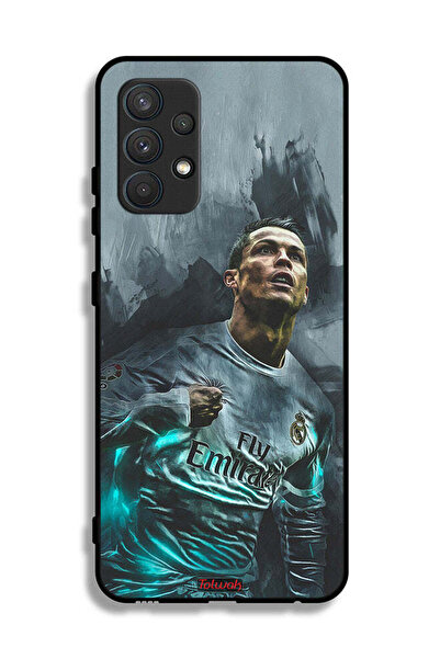 Tolwak غطاء حماية لهاتف سامسونج جالاكسي A32 4G برسومات كريستيانو رونالدو