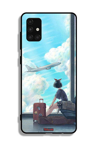 Tolwak غطاء حماية لهاتف سامسونج جالاكسي A71 4G بتصميم فن السفر