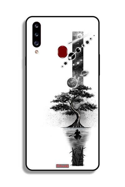 Tolwak غطاء واقي لغطاء الحماية سامسونج جالاكسي A20s Galaxy A20s فن الفضاء الأرضي