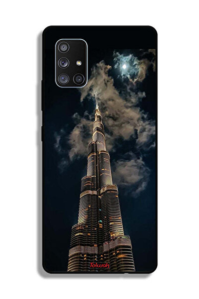 Tolwak Samsung Galaxy A71 5G Protective Case Cover Burj Khalifa In Night