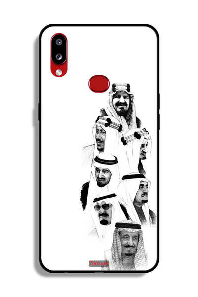 Tolwak غطاء حماية لهاتف سامسونج جالكسي A10s - فن ملوك السعودية - أبيض وأسود